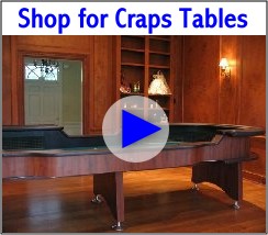 Golden Touch has Craps Tables for Sale Shop for Craps Tables