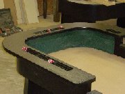 craps table rails