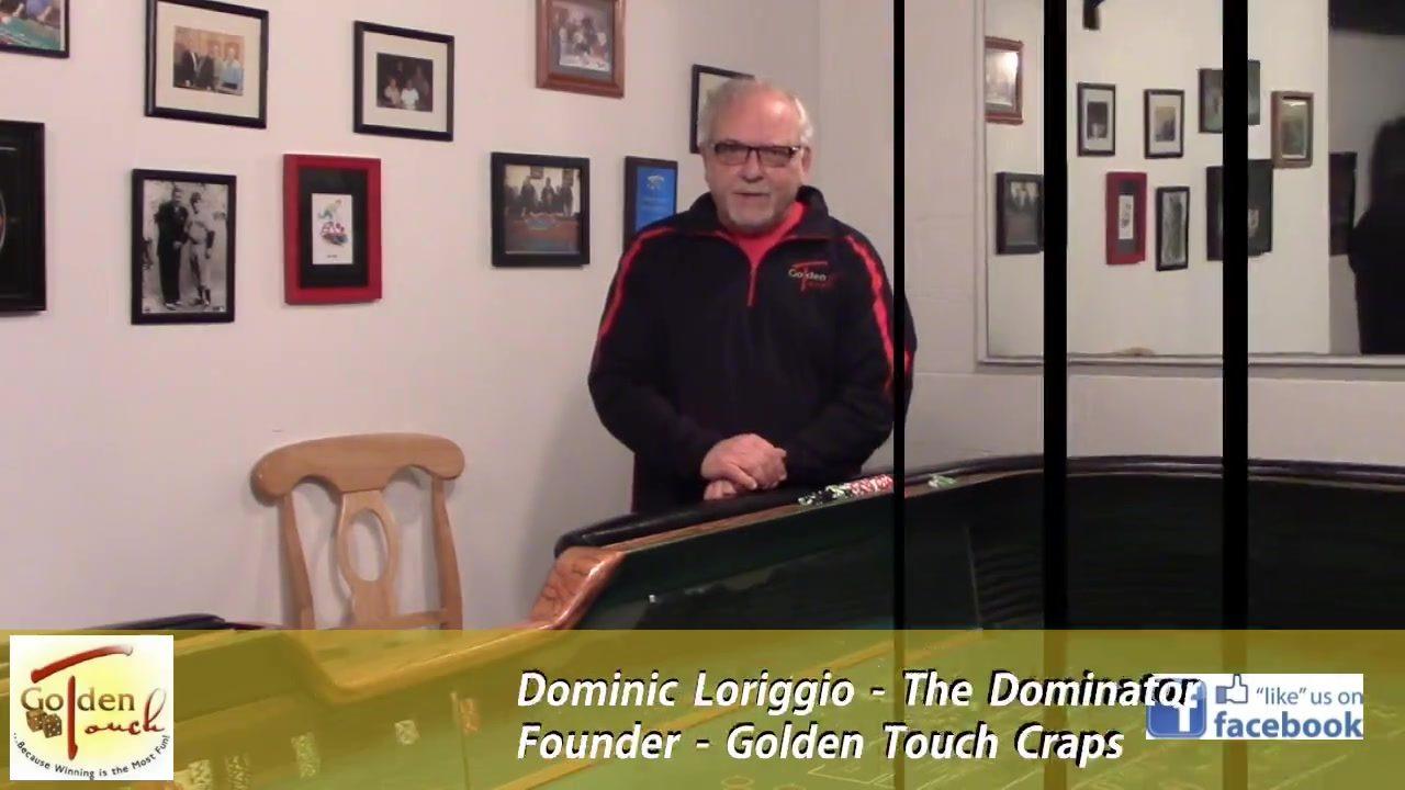 Dominic "The Dominator" LoRiggio previewing the Las Vegas craps seminar